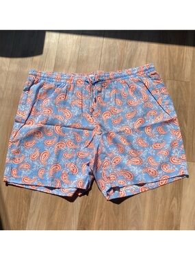 Hearts of Palm short paisley floral print pull on short cotton casual boho 3X